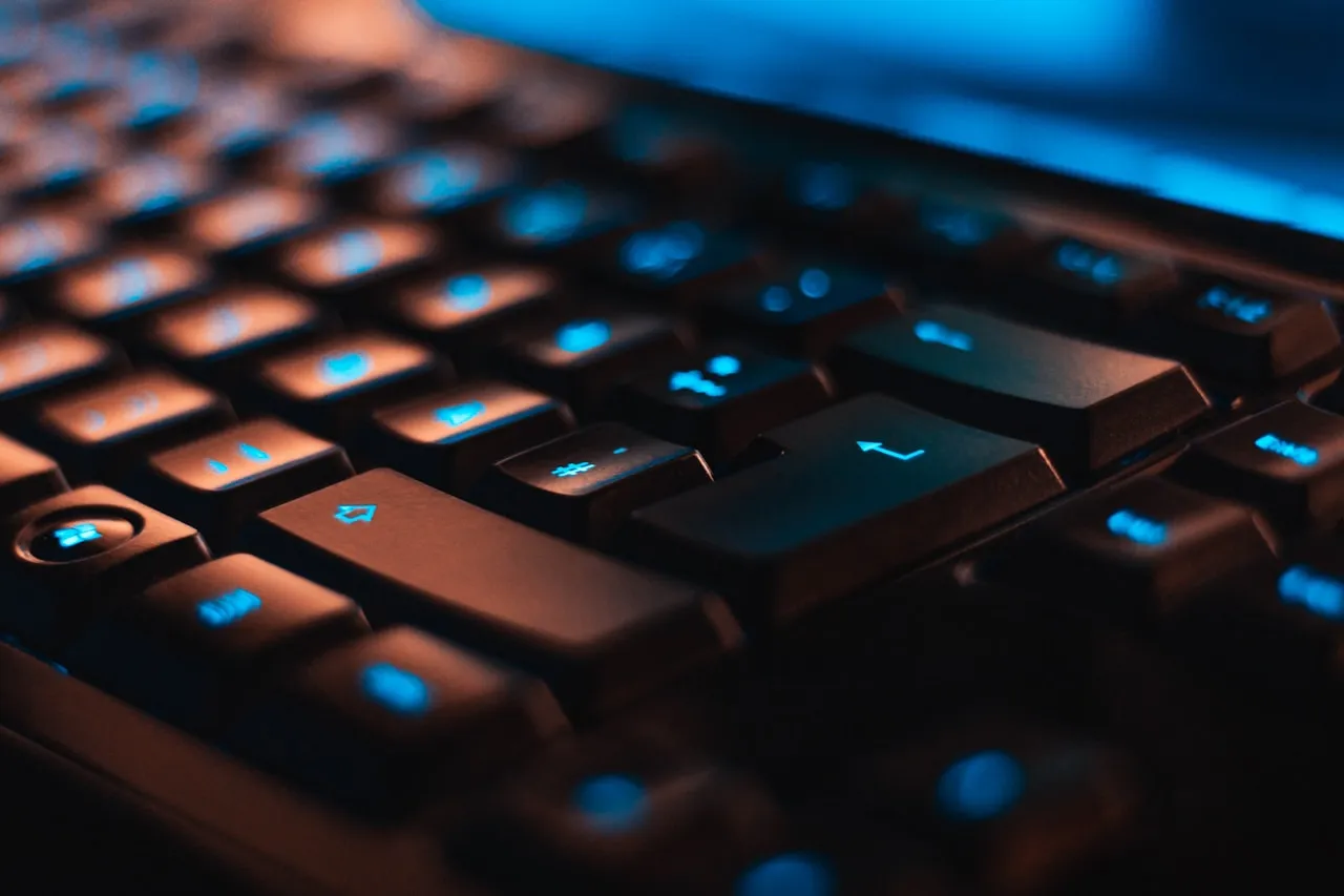 Computer code screengrab on a dark background showing programming syntax